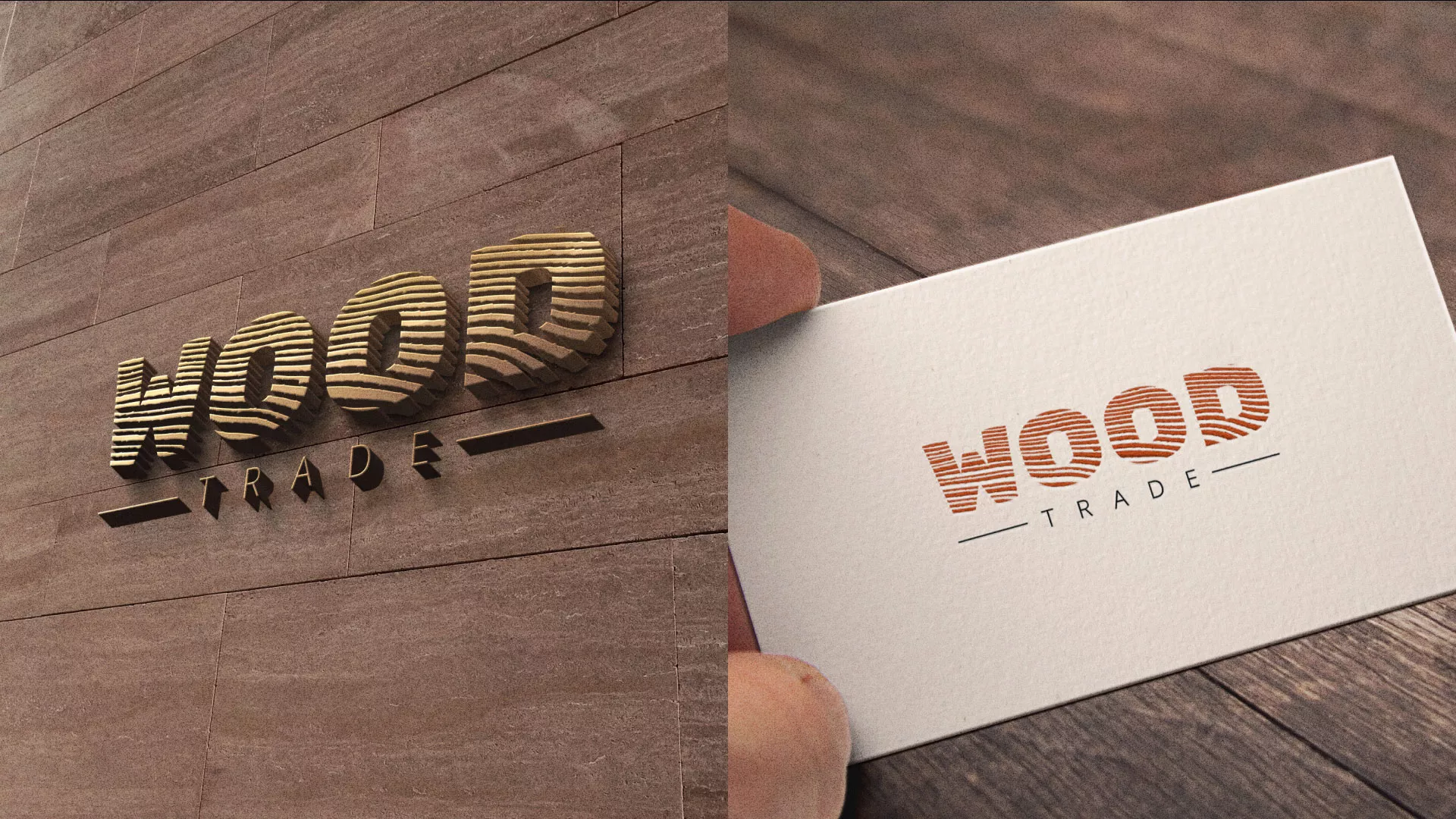 Разработка логотипа для компании «Wood Trade» в Горно-Алтайске