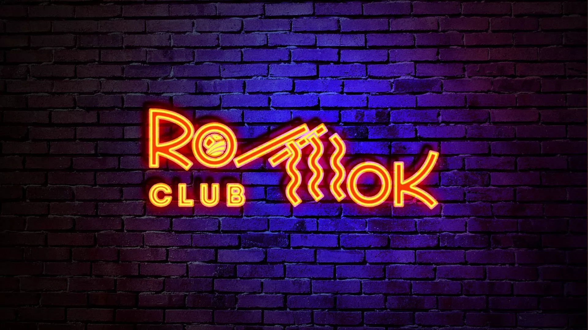Разработка интерьерной вывески суши-бара «Roll Wok Club» в Горно-Алтайске