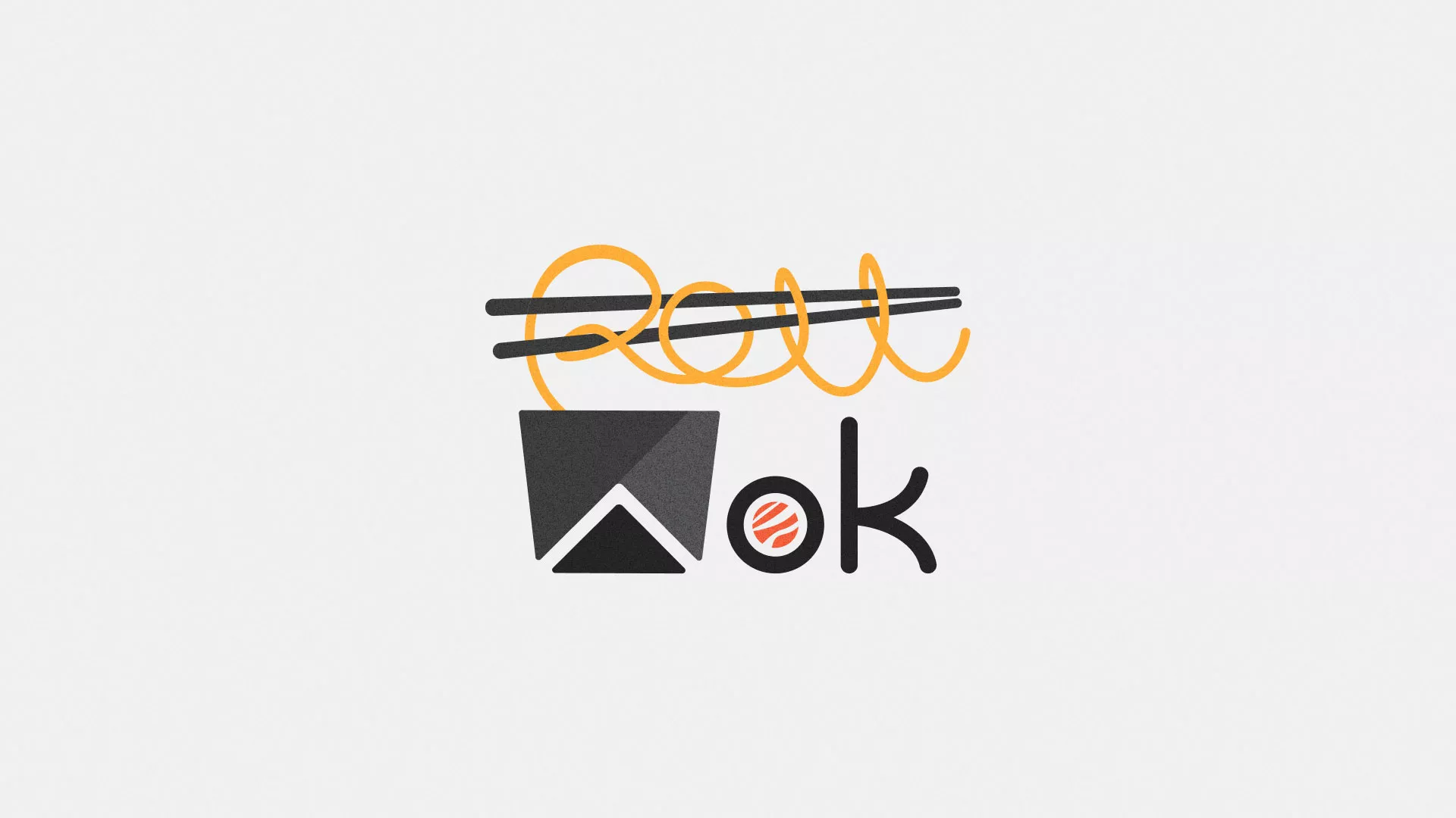 Разработка логотипа в Горно-Алтайске для суши-бара «Roll Wok Club» Разработка логотипа в Горно-Алтайске для суши-бара «Roll Wok Club»